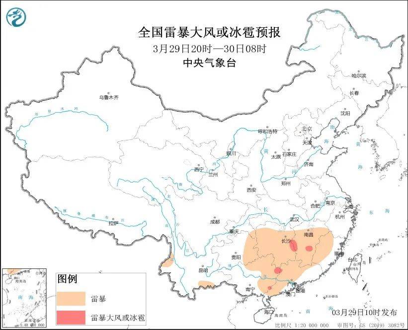 雷暴大风冰雹今晚抵达江西接下来天气