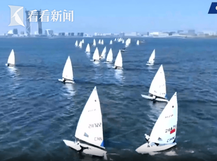 60条帆船竞逐滴水湖上帆正式比赛开赛