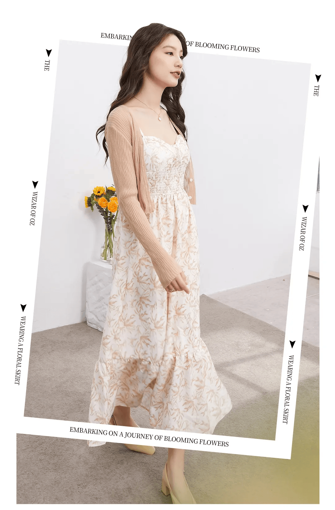 inshop穿花裙开启花漾之旅