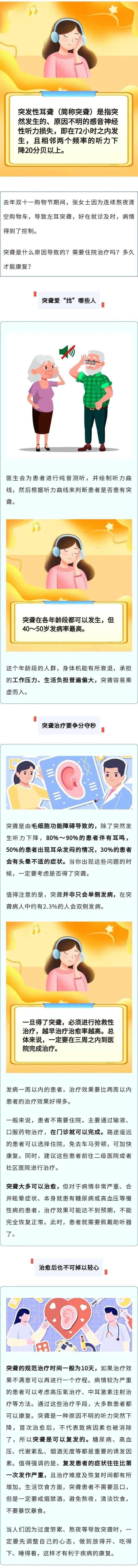 健康科普突聋治疗要争分夺秒科普时间