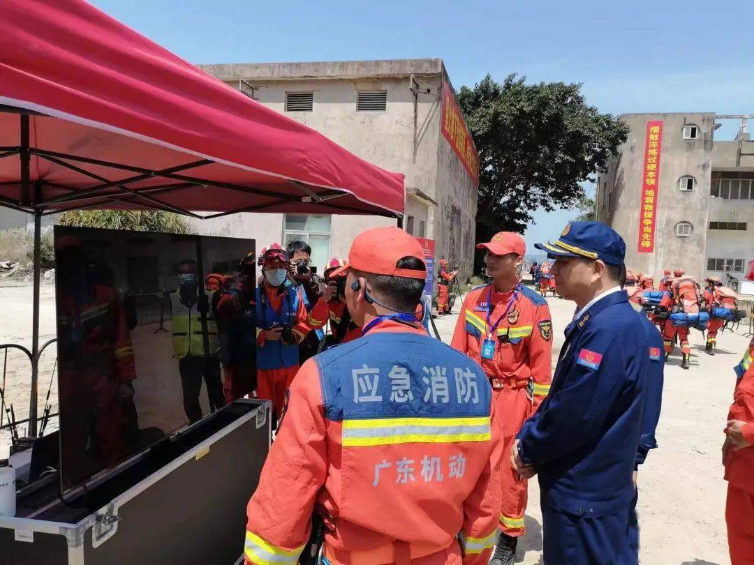海能达为广东省消防救援总队使命2024跨区域地震救援演练提供通信保障