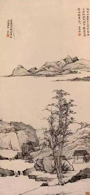 清初四僧禅意山水涤荡心灵