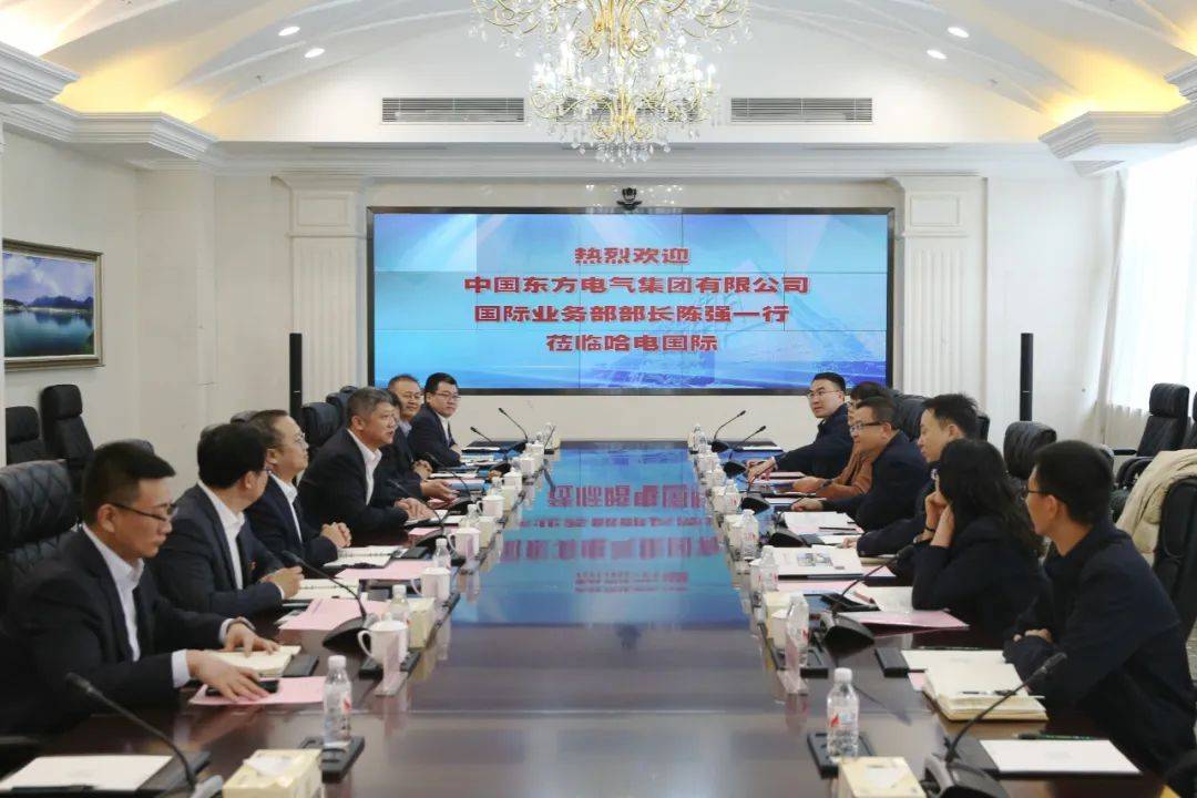 公司要闻 | 东方电气集团国际业务部部长陈强一行来访哈电国际_交流_经验_双方