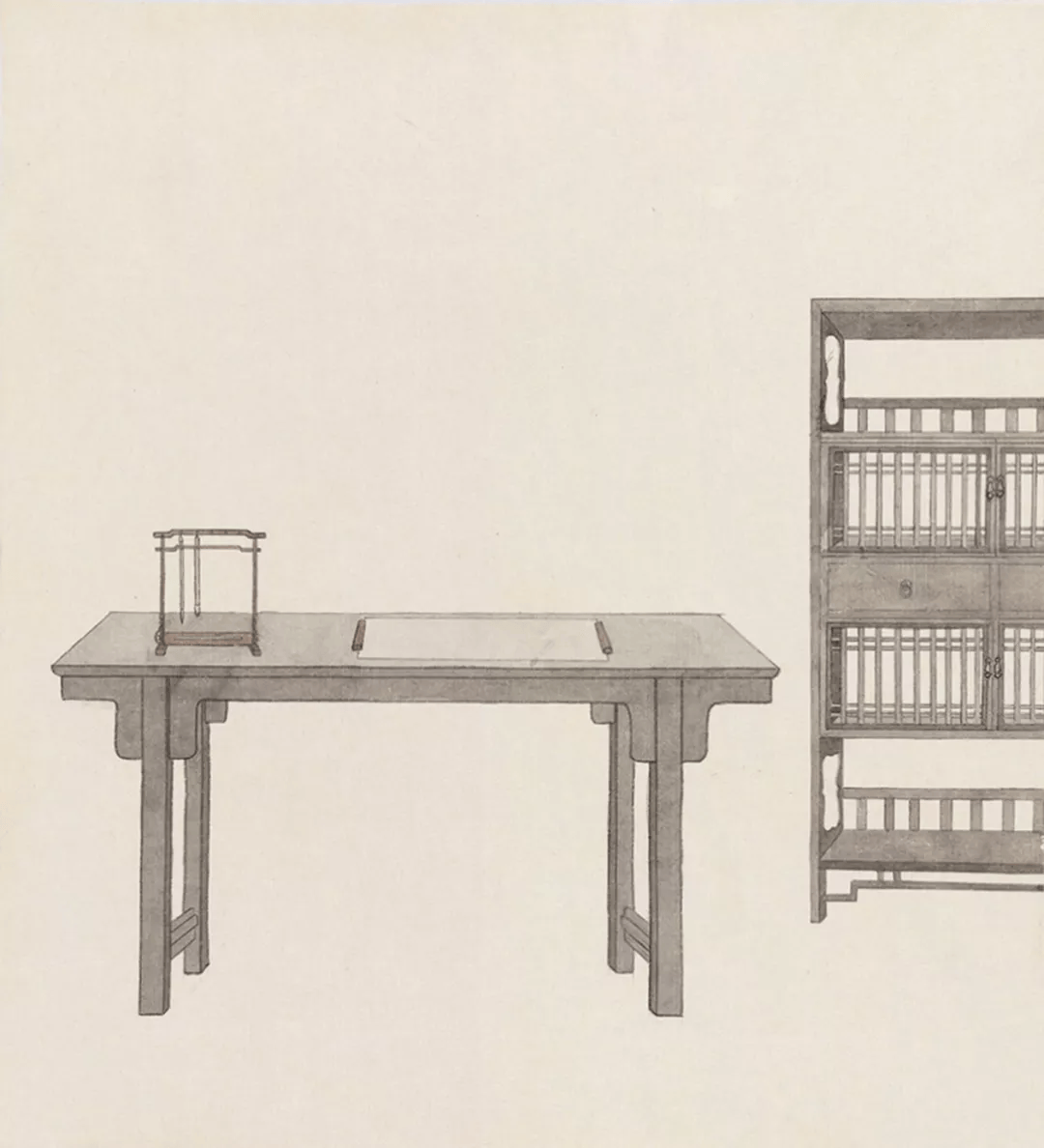 古代的桌案几按照其形制的不同,功能的不同,使用场地的不同,种类非常