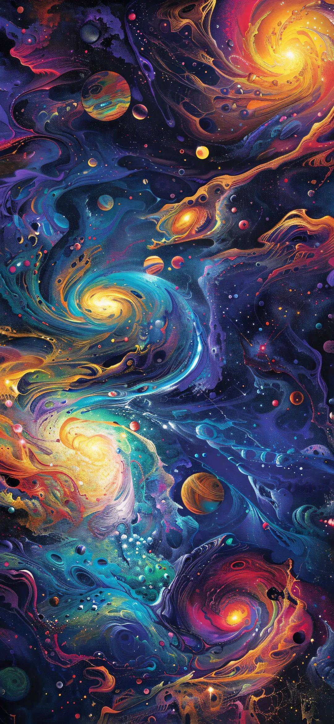 壁纸合集绚丽多彩的创意星系壁纸