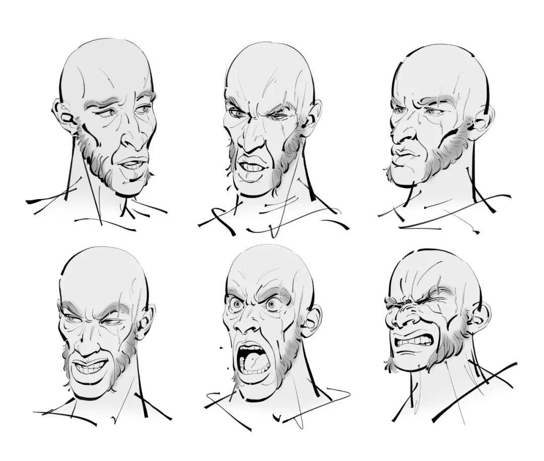 有用的知识增加了美式脸部表情塑造参考合集这波学习素材稳藏不亏7