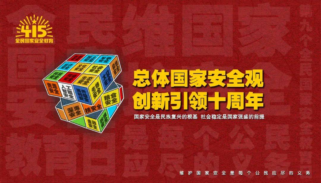 415全民国家安全教育日系列海报二