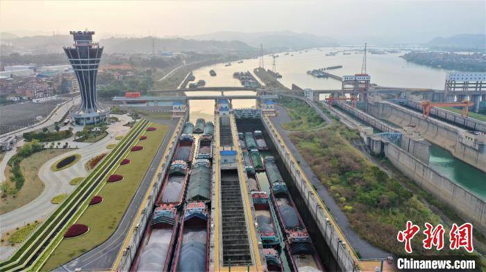 供图西江航运干线"黄金水道"是中国西南水运出海大通道的重要组成部分
