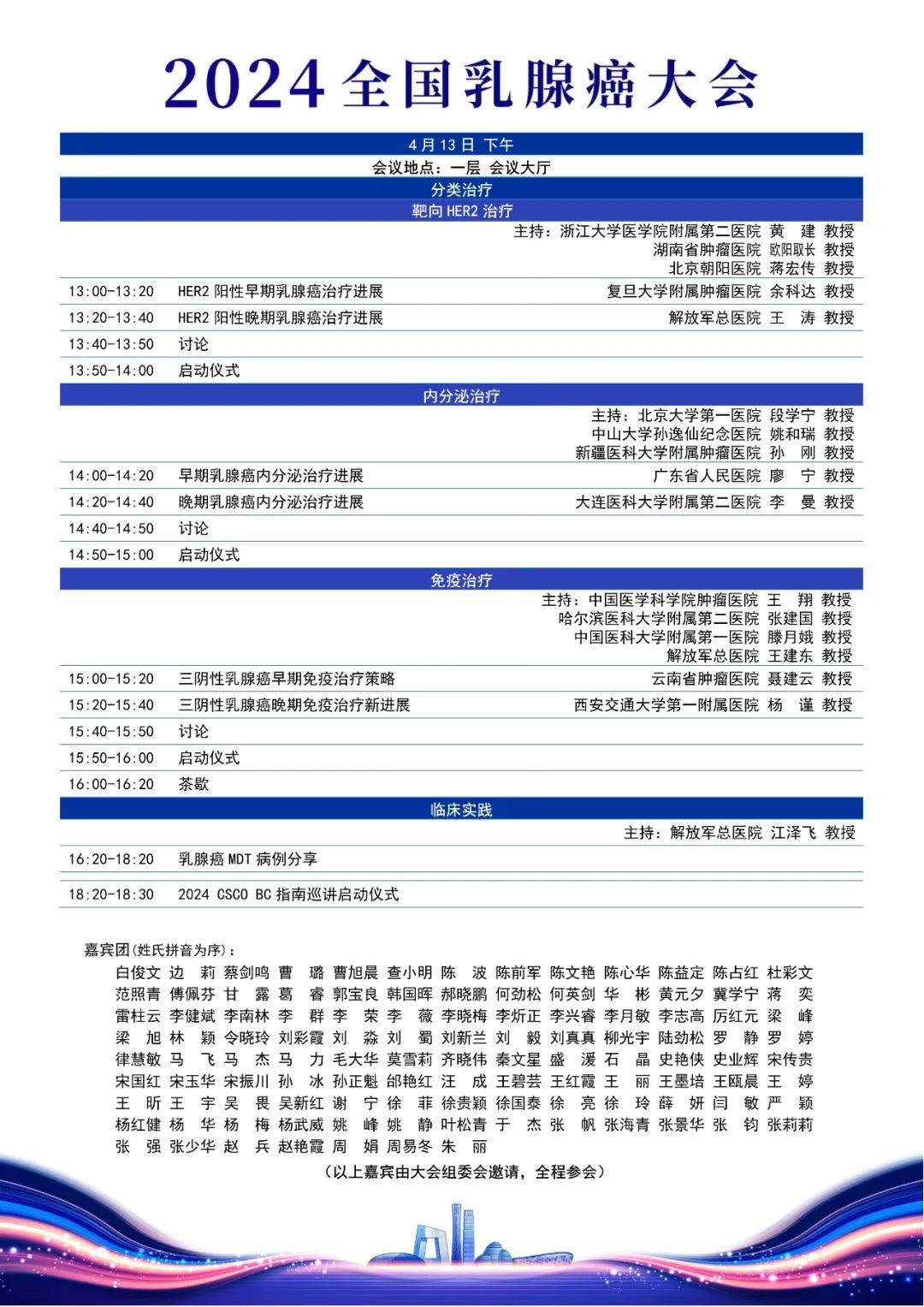 年度盛会即将开启2024全国乳腺癌大会日程邀您关注
