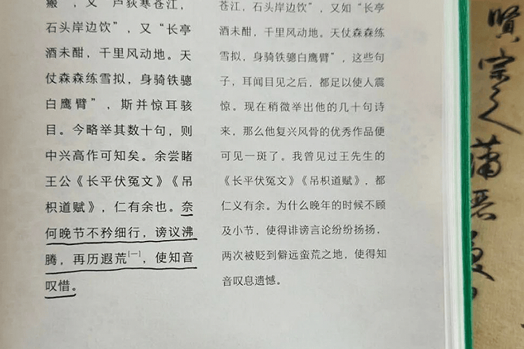 松涛阵阵;孟浩然一生交友无数,与李白成为忘年之交,当时的宰相张说