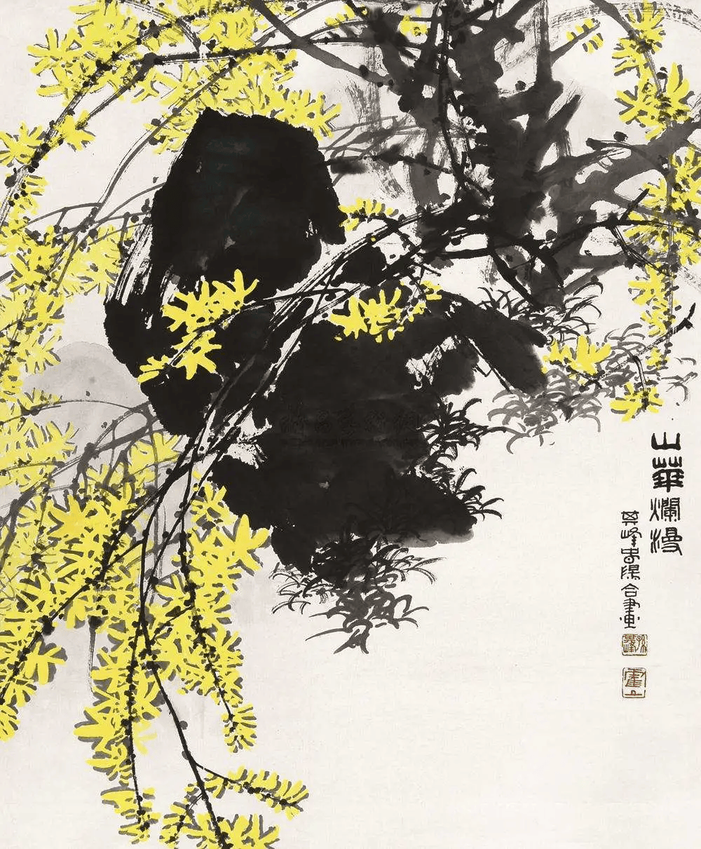 张世简(1926-2009)现代国画家.张世简十分注重画的形式美.