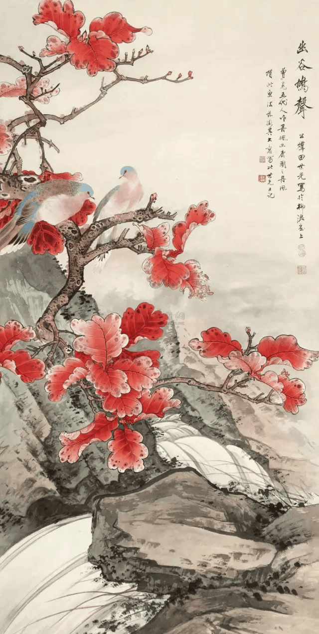 花鸟图国画名家图片