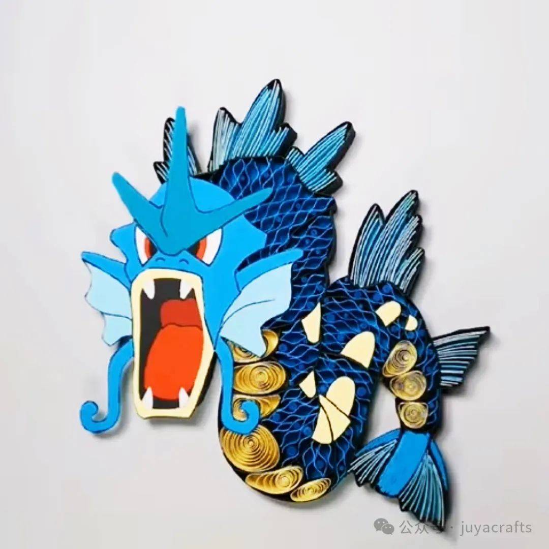 今天的视频分享为大家带来的是一位国外(ip显示德国)衍纸艺术家abi在