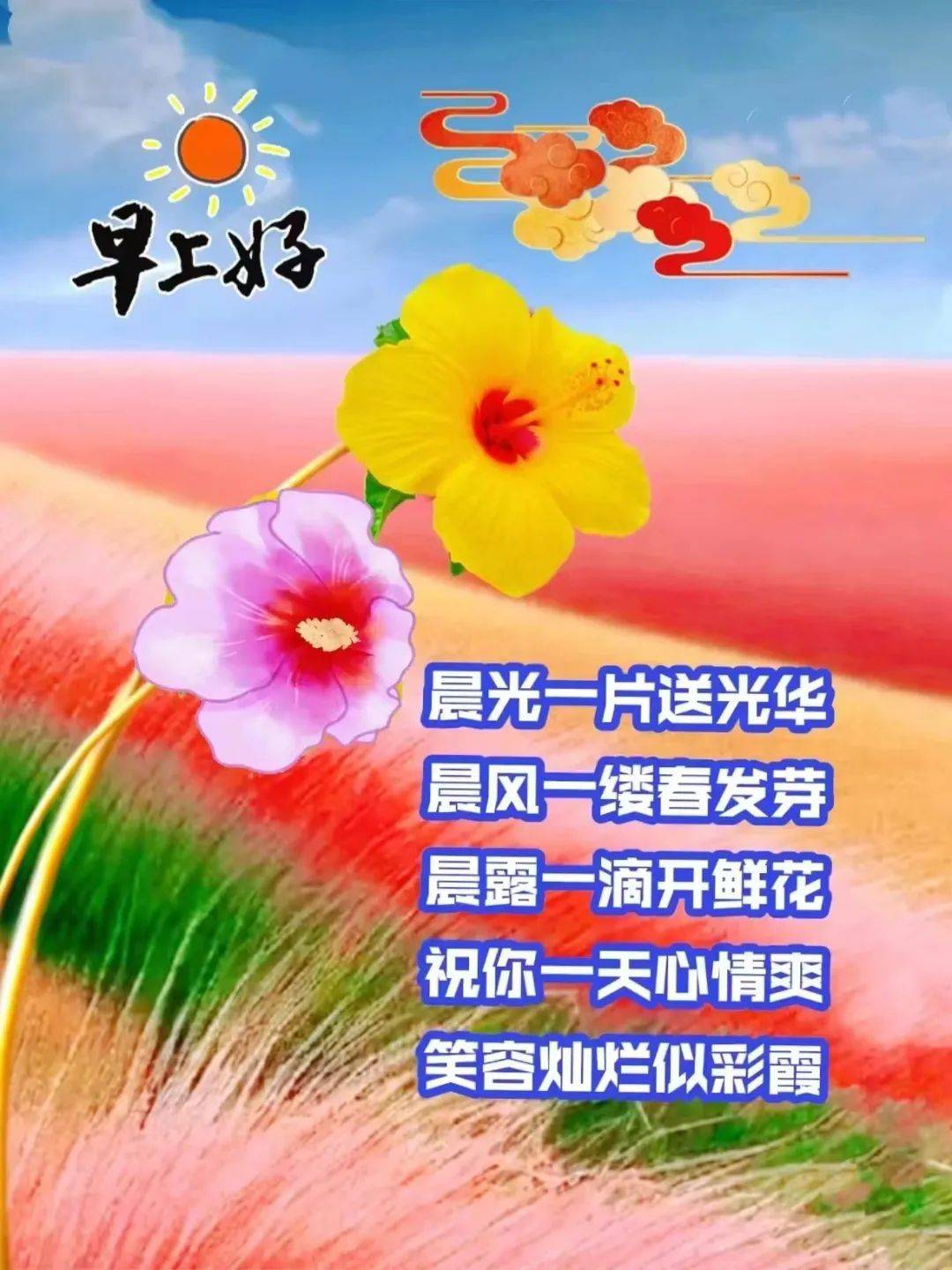 2024年4月9日最美早上好问候祝福语图片带字温馨,唯美早安祝福语图片