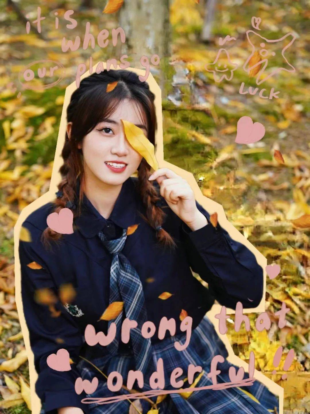 环在身边用涂鸦的方式打开校园