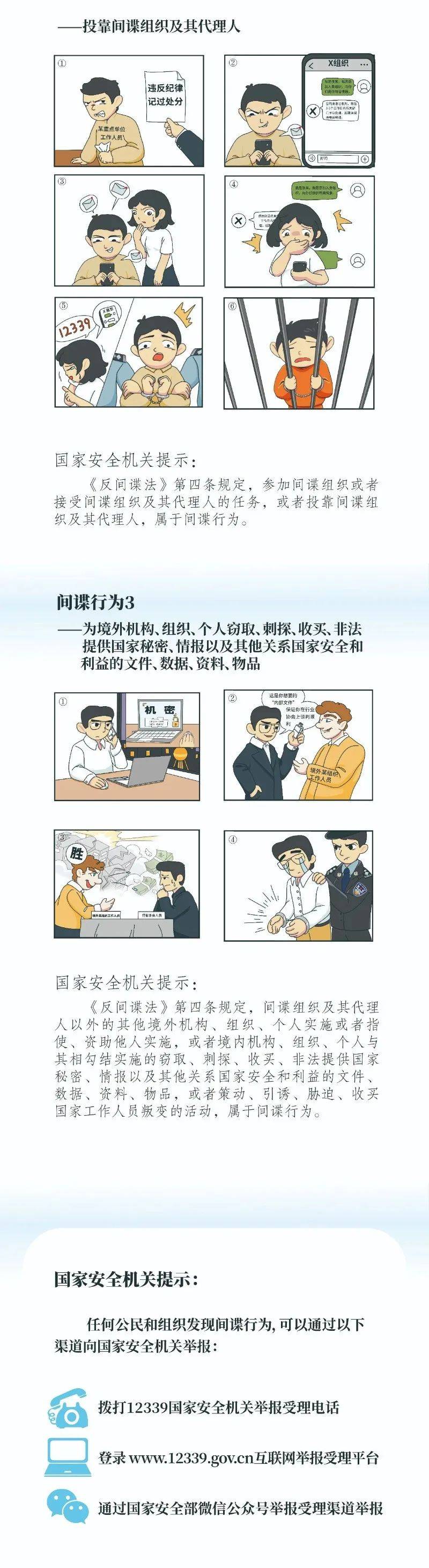 漫画反间谍法之间谍行为篇上