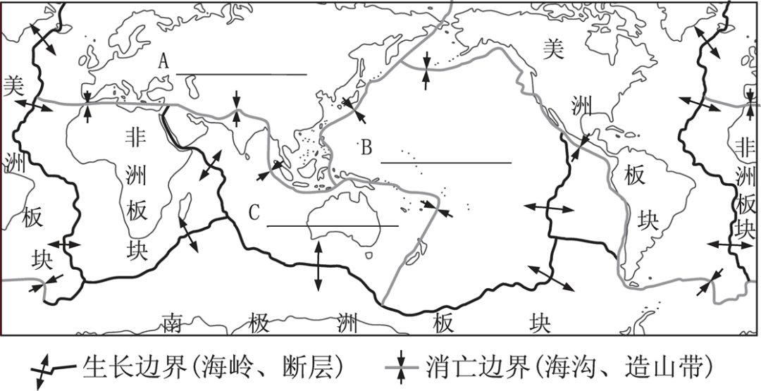 初一世界地图简笔画图片