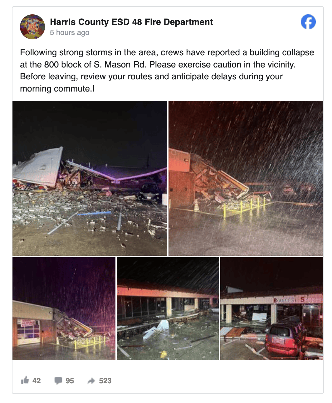 20万人断电一夜之间休斯顿遍地狼藉