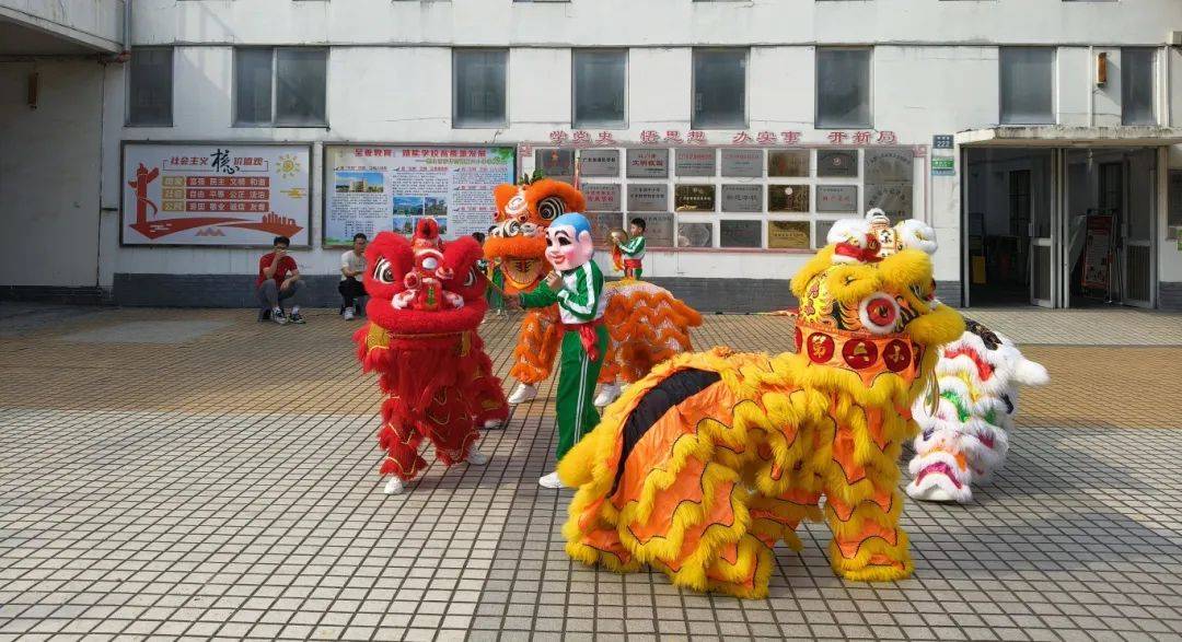 厉害了鹤山小醒狮港澳秀技艺他们来自这所学校