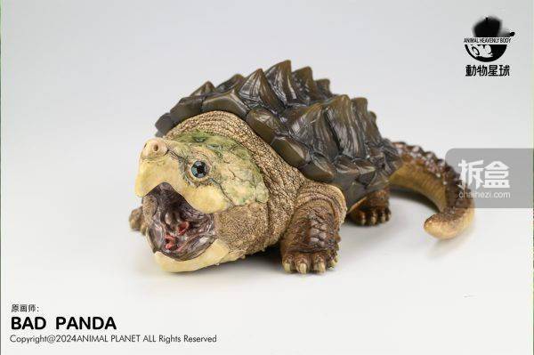 动物星球lets爬体系列张嘴大鳄鱼动物gk摆件雕像仿真手办