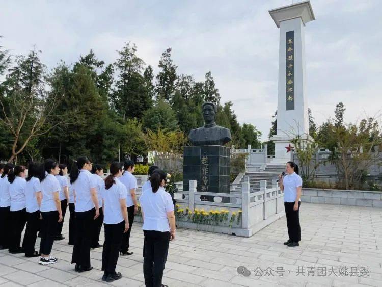 传承红色基因大姚县各级团组织少先队组织开展清明祭英烈共铸中华魂