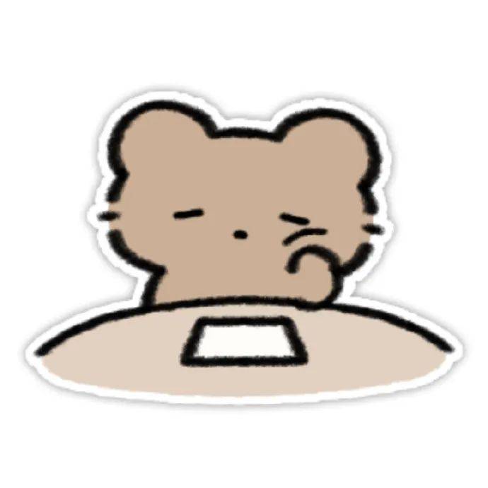 头像认真学习的小萌物头像