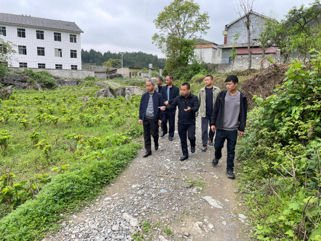 沈承献带队前往凤冈县土溪镇大屋村开展双联双促活动助力乡村振兴