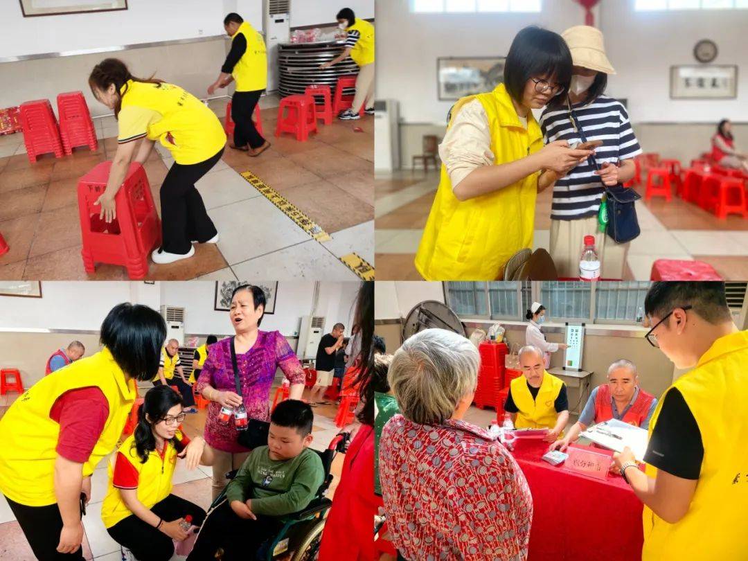 聚合社会力量助力百千万工程下岭贝村志愿服务站协助东华医院开展