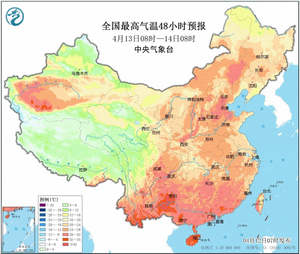 南充气温直冲30℃不过降雨又将来袭南充未来几天具体天气4月13日(周六