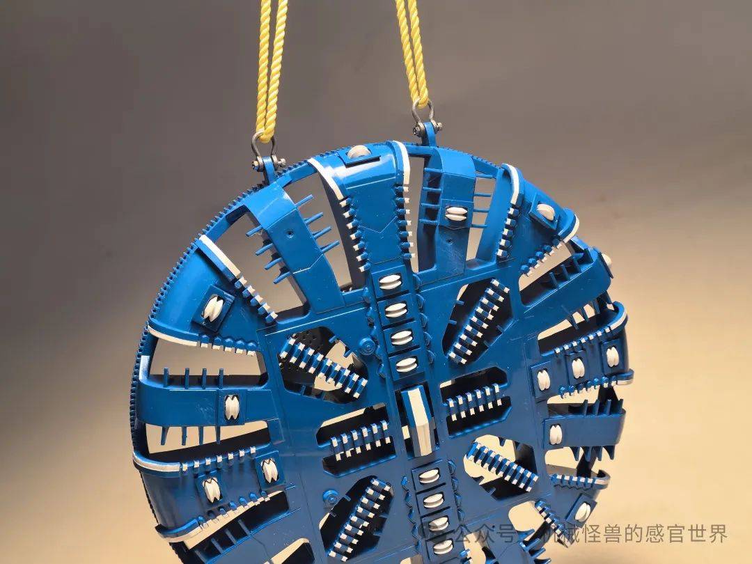 模型评测|titan 出品,1:50 德国海瑞克 (herrenknecht)盾构机刀盘