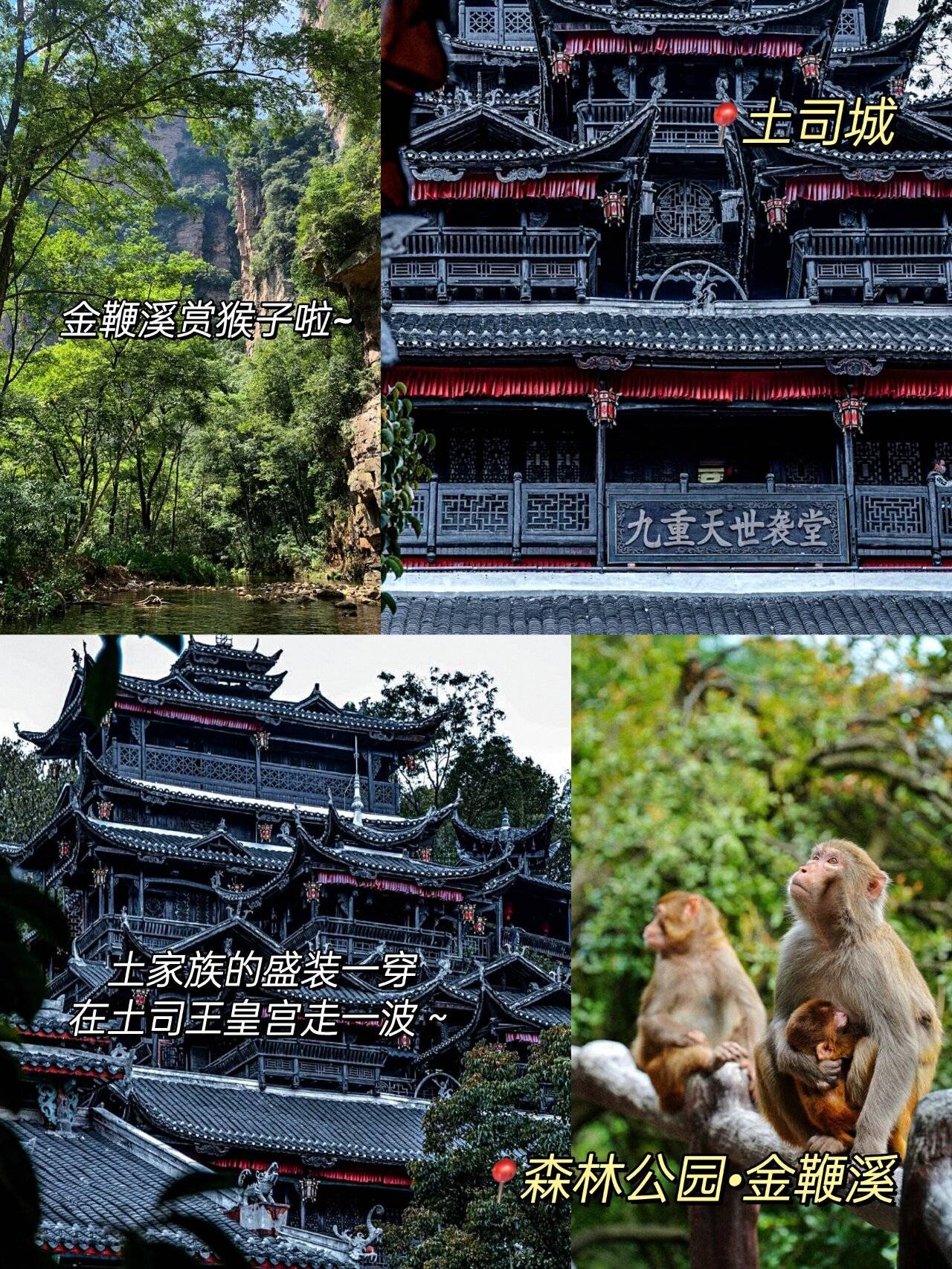 第一次出行必看湖南张家界土司城旅游攻略