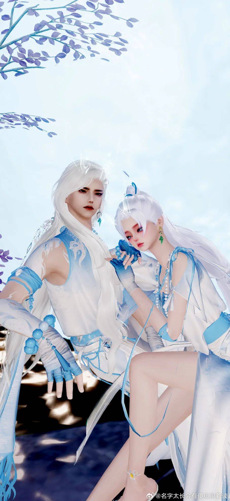 图片来自:@梨涡圆一点点-粉白相间共赴春日之约.