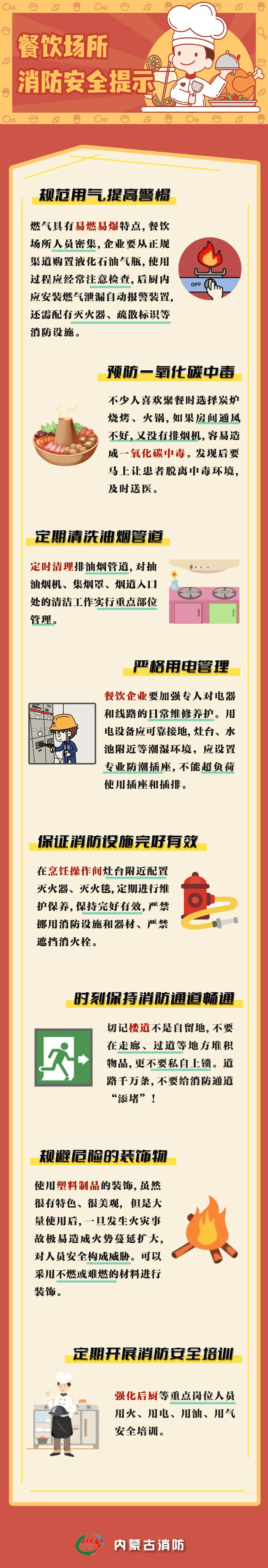 餐饮场所的消防安全提示