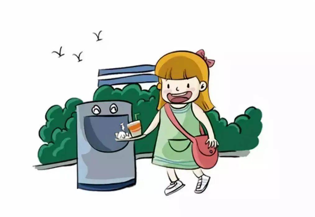 爱护环境卫生,维护环卫成果,让每一片垃圾都到垃圾桶去