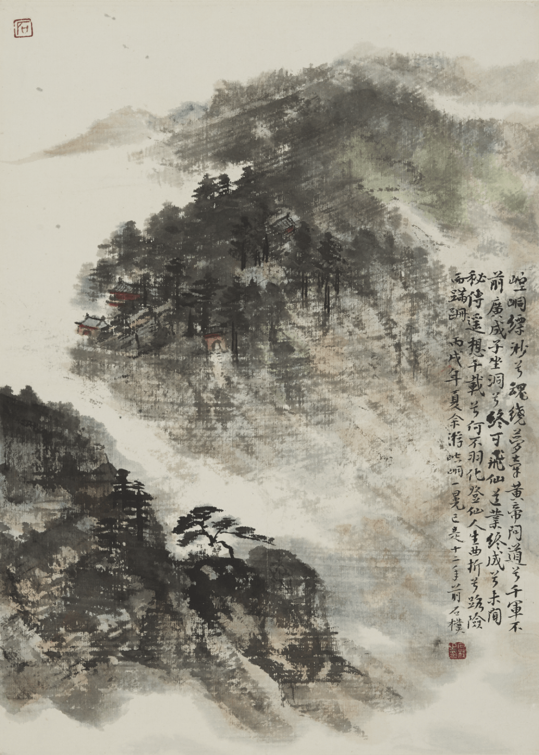 石朴山水画欣赏!