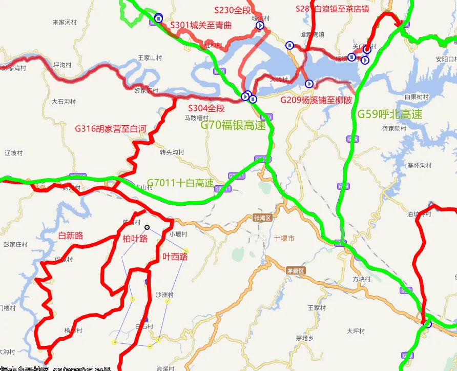 限行路段:x023县道,g242国道郧西城关石门湾大桥至郧西羊尾将军河大桥