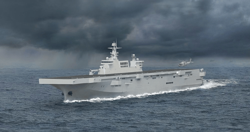 福建舰锦上添花中国四万吨军舰亮相海军实力再添猛将