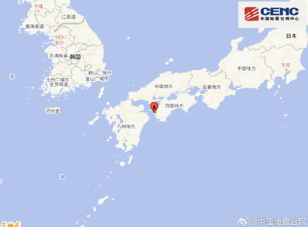 深夜突发日本地震