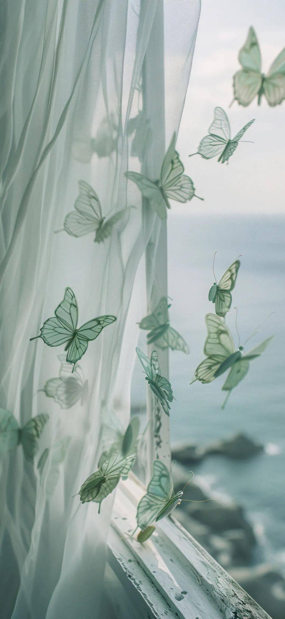 壁纸合集 | 薄荷曼波的绿色系壁纸,最近超火!