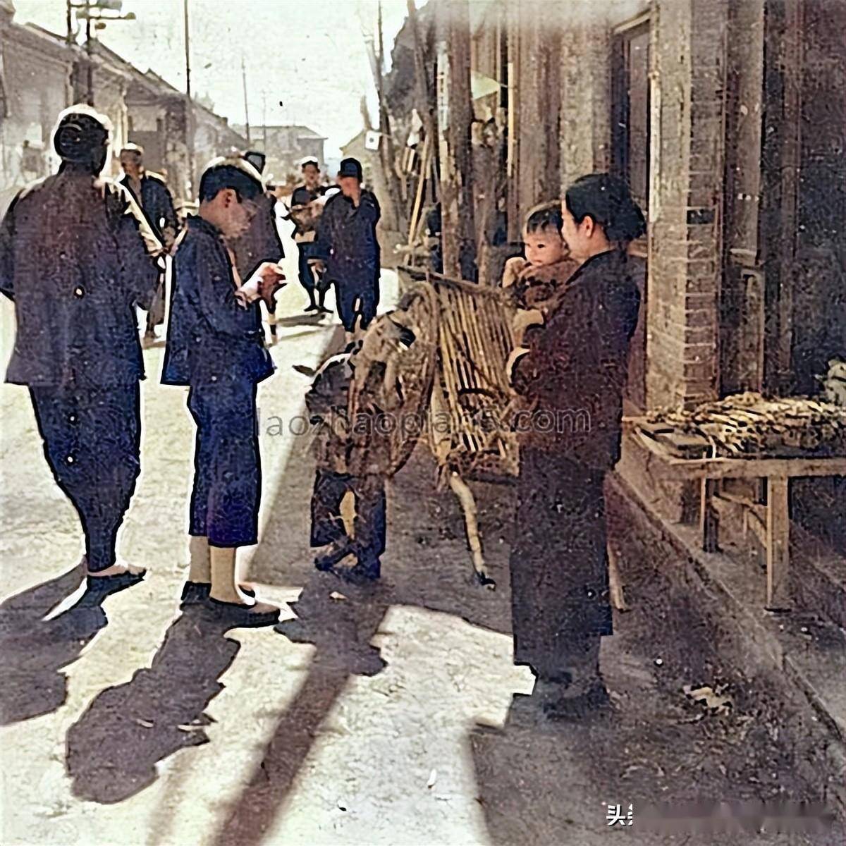 1939年河南开封老照片民国开封百姓生活影像