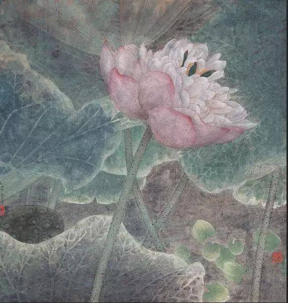 工笔画也同时焕发出新的生命力,而江宏伟即在彼时凭借作品深幽的意境