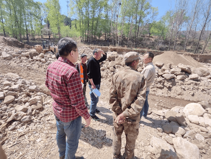 周家庄村灾后重建项目稳步推进_刘富_道路_工作