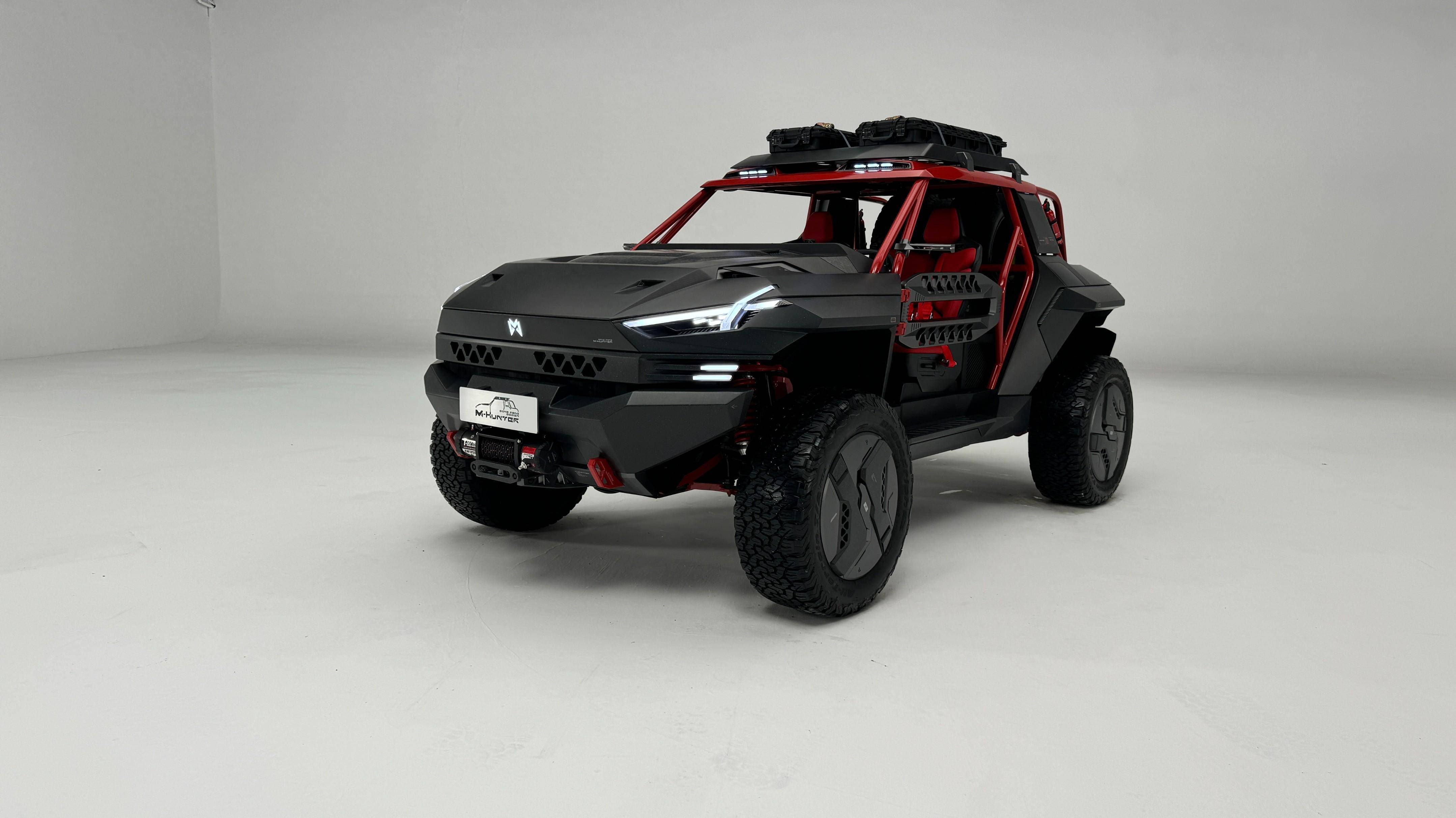 外观豪放,内饰科幻!猛士m-hunter亮相