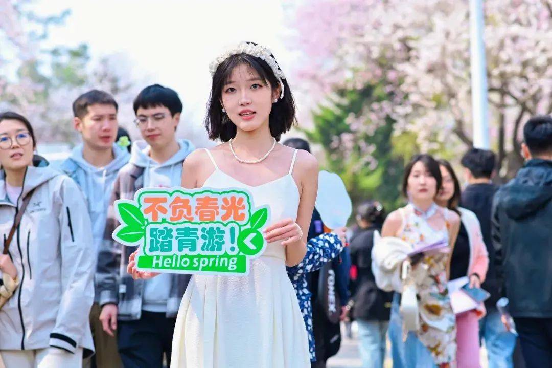 人山人海,今天你来看杏花了吗?