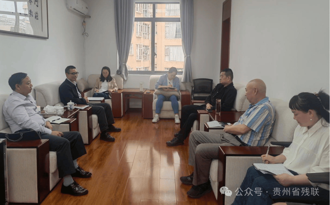 焦军到省残疾人福利基金会调研