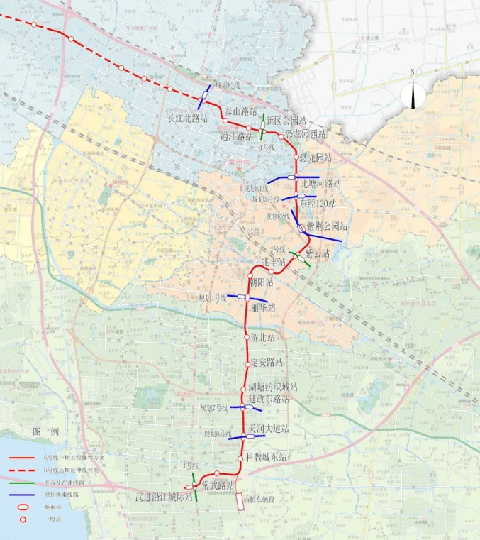 地铁6号线线路图最新图片