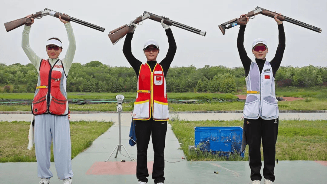 发挥出色女子双向比赛决赛中2024年全国青少年射击锦标赛(飞碟项目)