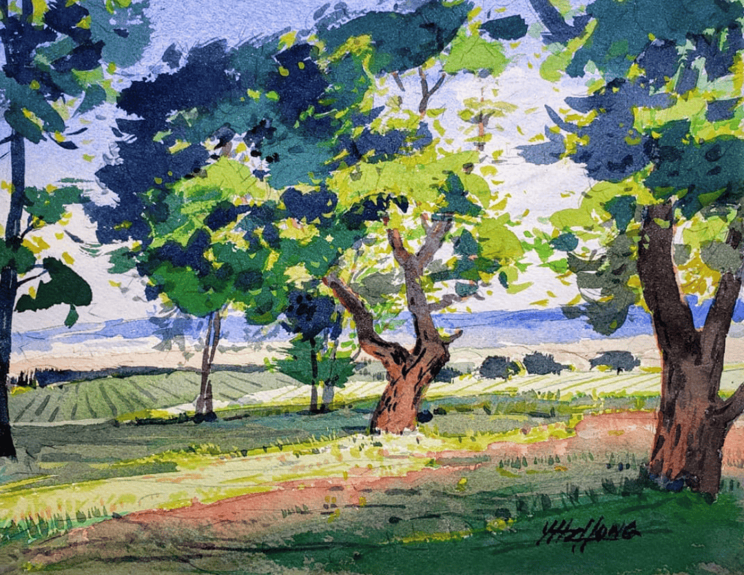 美籍华裔水彩画家——钟永宏作品欣赏(森林篇一)