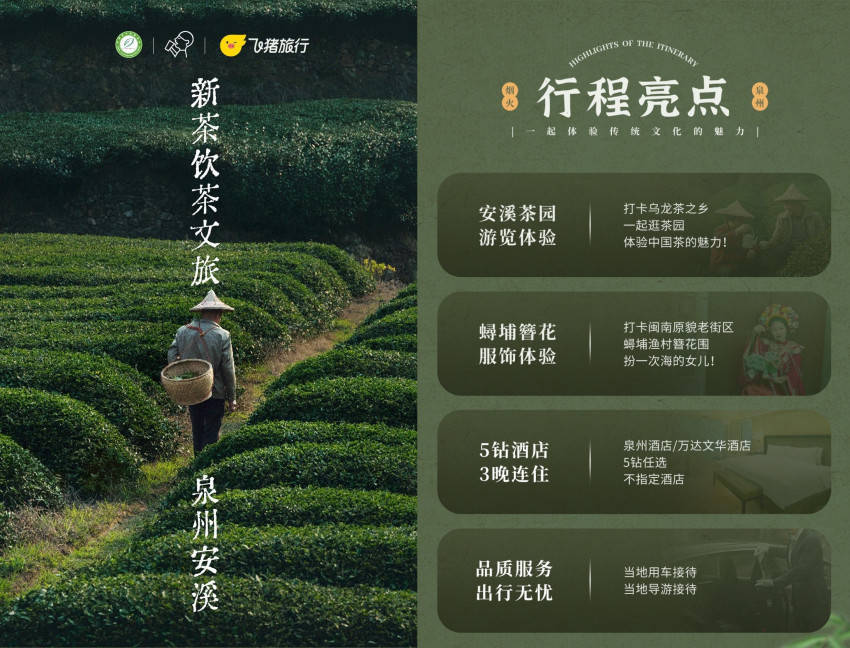 开博体育官方app开博体育喜茶联合中国茶叶流通协会、飞猪发布6条新茶饮文旅线路攻略(图1)