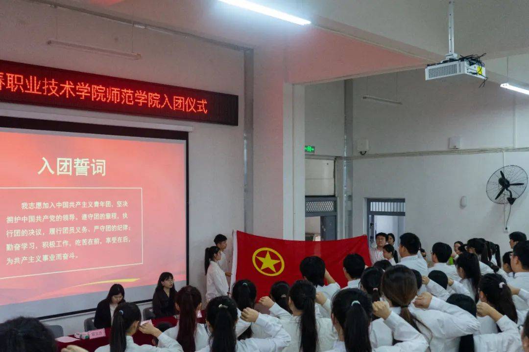 示范性入团仪式|高举团旗跟党走·挺膺担当正青春___